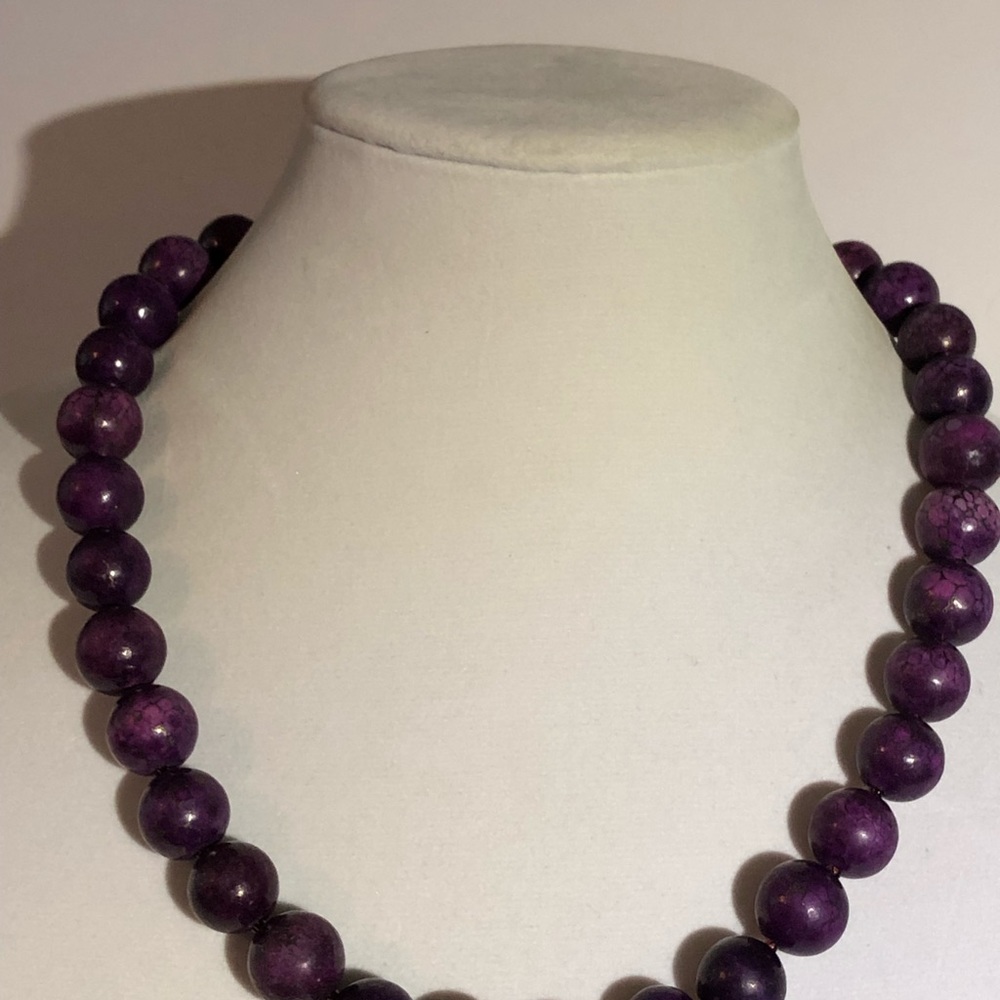 Mojave Purple Turquoise Necklace 1872.00 ctw
